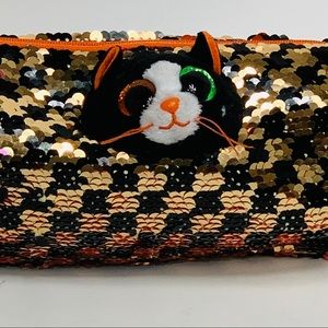 Super cute Sequin Cat Pouch
